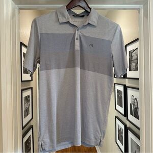 Travis Mathew Light Gray Polo Shirt